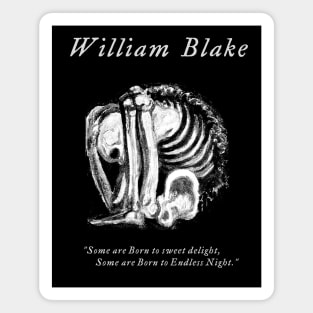 WILLIAM BLAKE - Skeleton - Dark Art Magnet